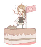 金剛型チョコケーキ