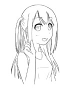 ティッシュちゃん（線）