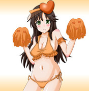 水着風チア衣装ユッキ！