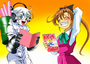 秋雲さんと集積地棲姫さん