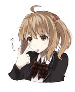 あっかんべー ニコニコ静画 イラスト