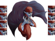 バトルっぽい易者立ち絵 表情差分