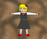 ルーミアを描いてみた