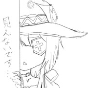 [トレス]ちらっとめぐみん（製作途中）