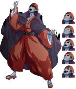 やられ易者立ち絵 表情差分