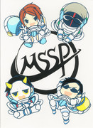 We are MSSP!【切り絵】