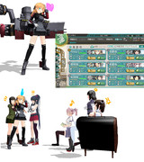 （MMD艦これ）プリンと愉快な巡洋艦たち（平和です。）