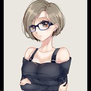 ショートヘア ニコニコ静画 イラスト