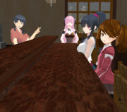 居酒屋鳳翔で記念写真