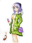 ココノツと出かける冬服ほたるさん