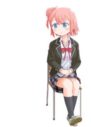 ガハマさん本表紙絵 机なしバージョン