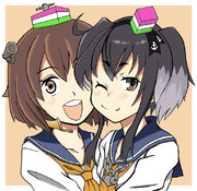 雪風と時津風の雛祭り