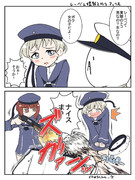 レーべとマックスと提督2コマ