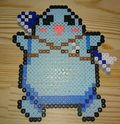 アイロンビーズで魚心くんを作ってみた。