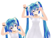 ミクさんとちびさんでネコミミスイッチ