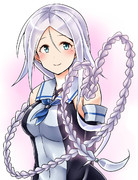 髪で愛情表現する海風