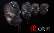【MMDアクセサリ配布】鴉天狗面