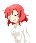 まきちゃんが上下に動くだけ