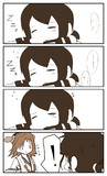 居眠りふぶきちゃんと比叡さん