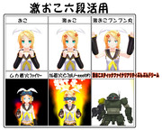 リンちゃん怒りの六段活用