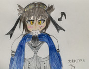 おにぎりもぐもぐ初月