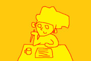 夜更かし ニコニコ静画 イラスト