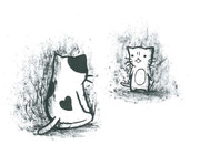 エラー猫の睨み合い