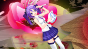 新コスチューム完成！（お面持ってポーズ)