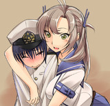 腹痛の提督を介抱する衣笠