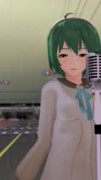 雨の中で