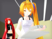 プリント配る優等生ネルさん