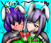 おかのうえにあるキノコをダブル火ェラで加熱調理するHSIコンビ