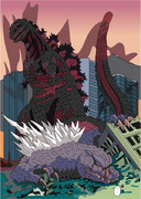 ゴジラ、敗北‼