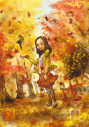 風景 紅葉 ニコニコ静画 イラスト