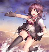 海上の萩風ちゃん