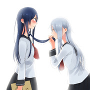 髪キス ニコニコ静画 イラスト
