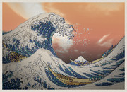 【Minecraft】葛飾北斎『冨嶽三十六景』「神奈川沖浪裏」