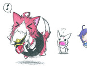 嵐ネコとウサギ提督