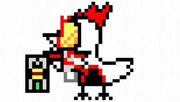 KMNライダーファイズと化したクッキー☆の中盤あたりに出てくるニワトリ