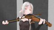 MMD習作静画 ディーとバイオリン