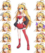 弦巻マキ立ち絵2 表情差分