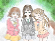 上手い事写真に映れないニュージェネ