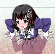 壁にはまってうごけない羽黒せんせい