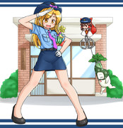 婦警 ニコニコ静画 イラスト