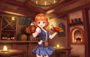 レストランの看板娘