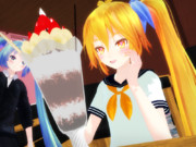 自分にご褒美するかわいいJKネルさん