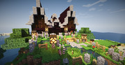 Minecraft島暮らし -お客さん用の家-