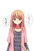 橙髪 ニコニコ静画 イラスト
