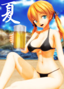 海とビールとオイゲンちゃん