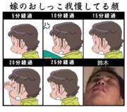 SZKくんのおしっこ我慢してる顔